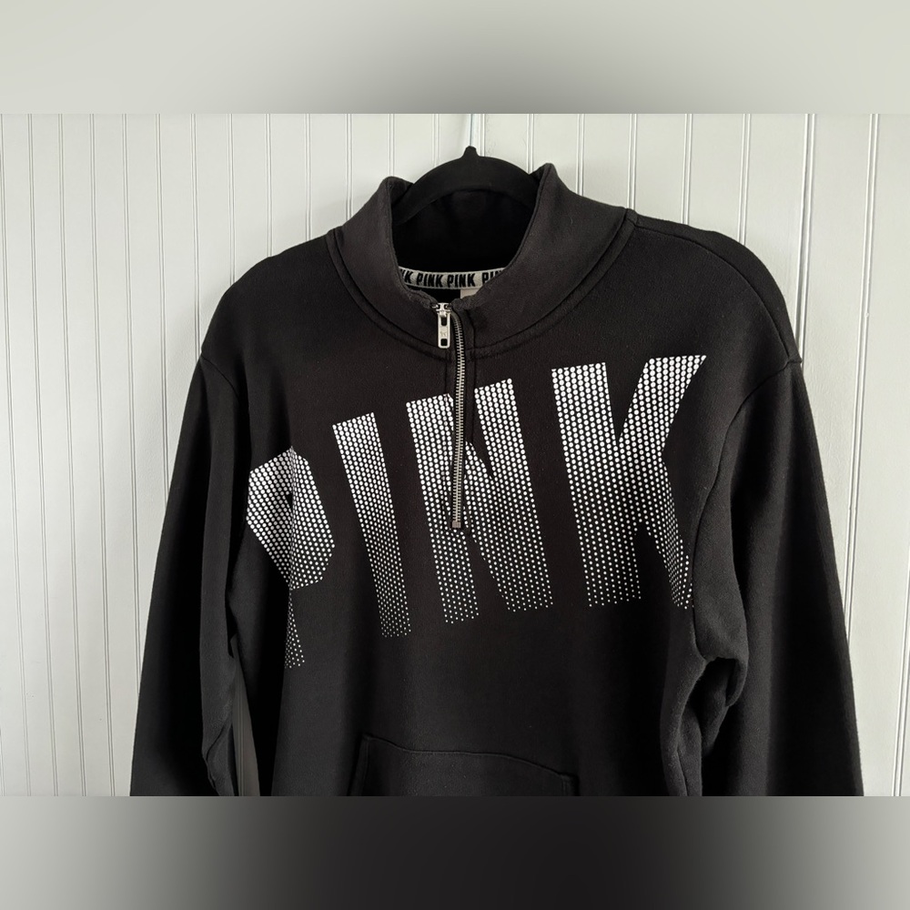 PINK Victoria's Secret Quarter Zip Sweater Size S - Picture 5 of 11